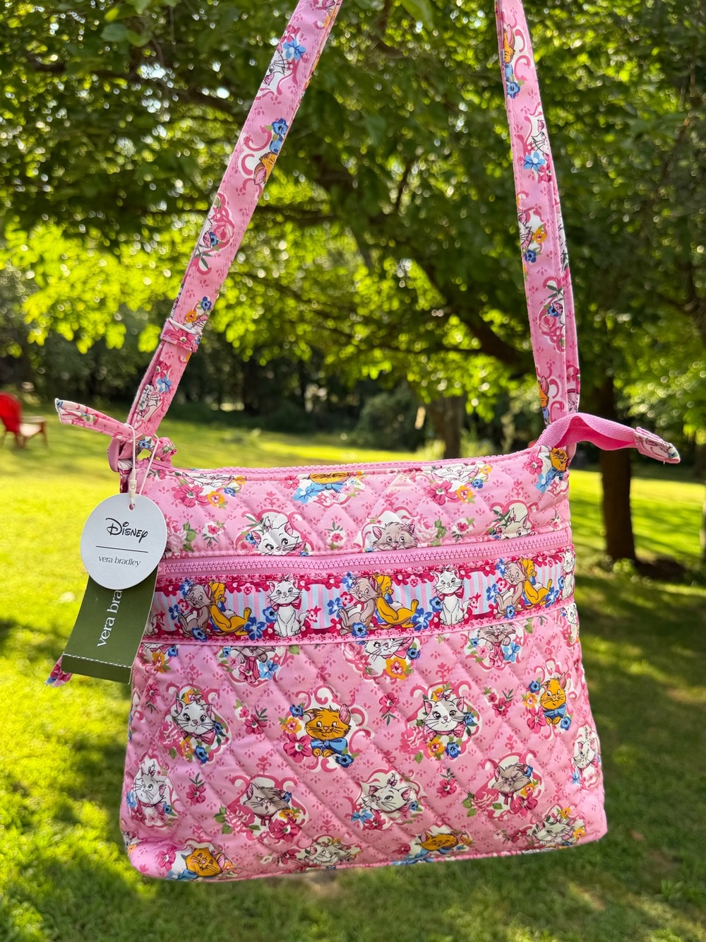 Vera Bradley Disney Aristocats Original Zip Hipster Crossbody NWT - Picture 10 of 14